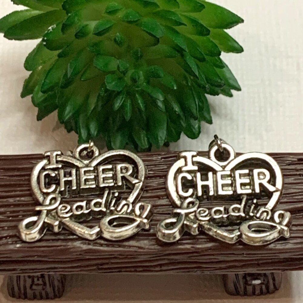 Cheerleader Earrings, Sports Earrings, Gift Idea, Cheerleader, Athlete Earrings